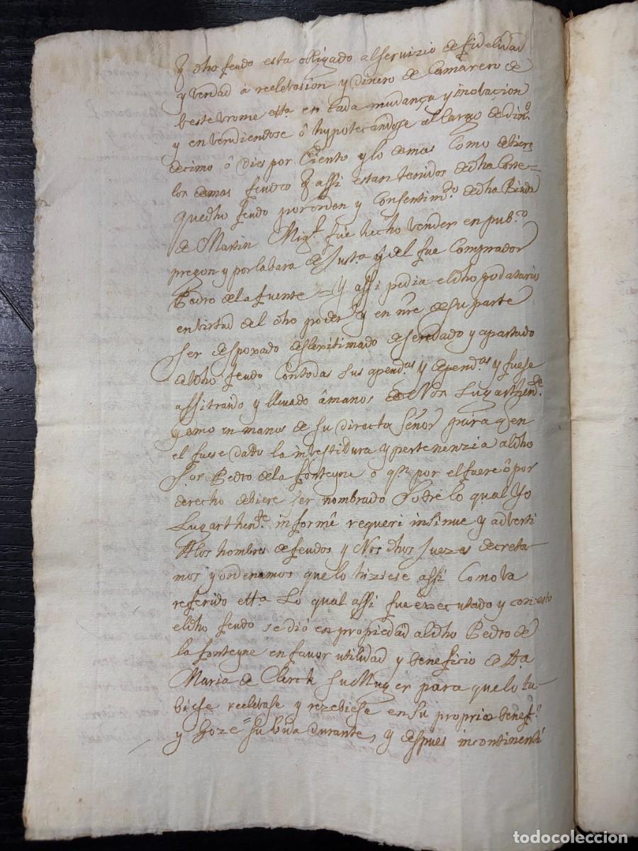 Manuscritos antiguos: FLANDES, 1586-87. FEUDO DE DUDZEELE. ADRI&Aacute;N J&Aacute;COME DE SEVILLA. BRUJAS. LEER - Foto 5