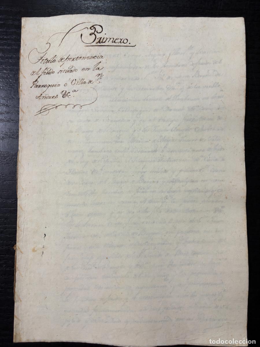 Manuscritos antiguos: FLANDES, 1578-1640. MANUSCRITO SOBRE FEUDO EN SAN ANDR&Eacute;S, BRUJAS. ADRI&Aacute;N J&Aacute;COME, SEVILLA. LEER