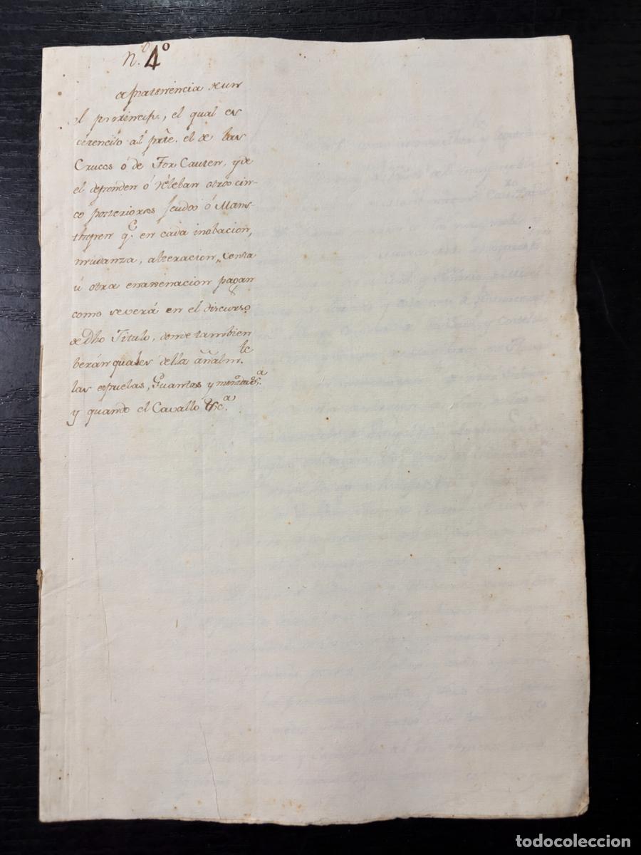 Manuscritos antiguos: FALNDES, 1587-1640. FEUDO DE LAS CRUCES Y 5 SUBFEUDOS, BRUJAS. ADRI&Aacute;N J&Aacute;COME-SEVILLA.