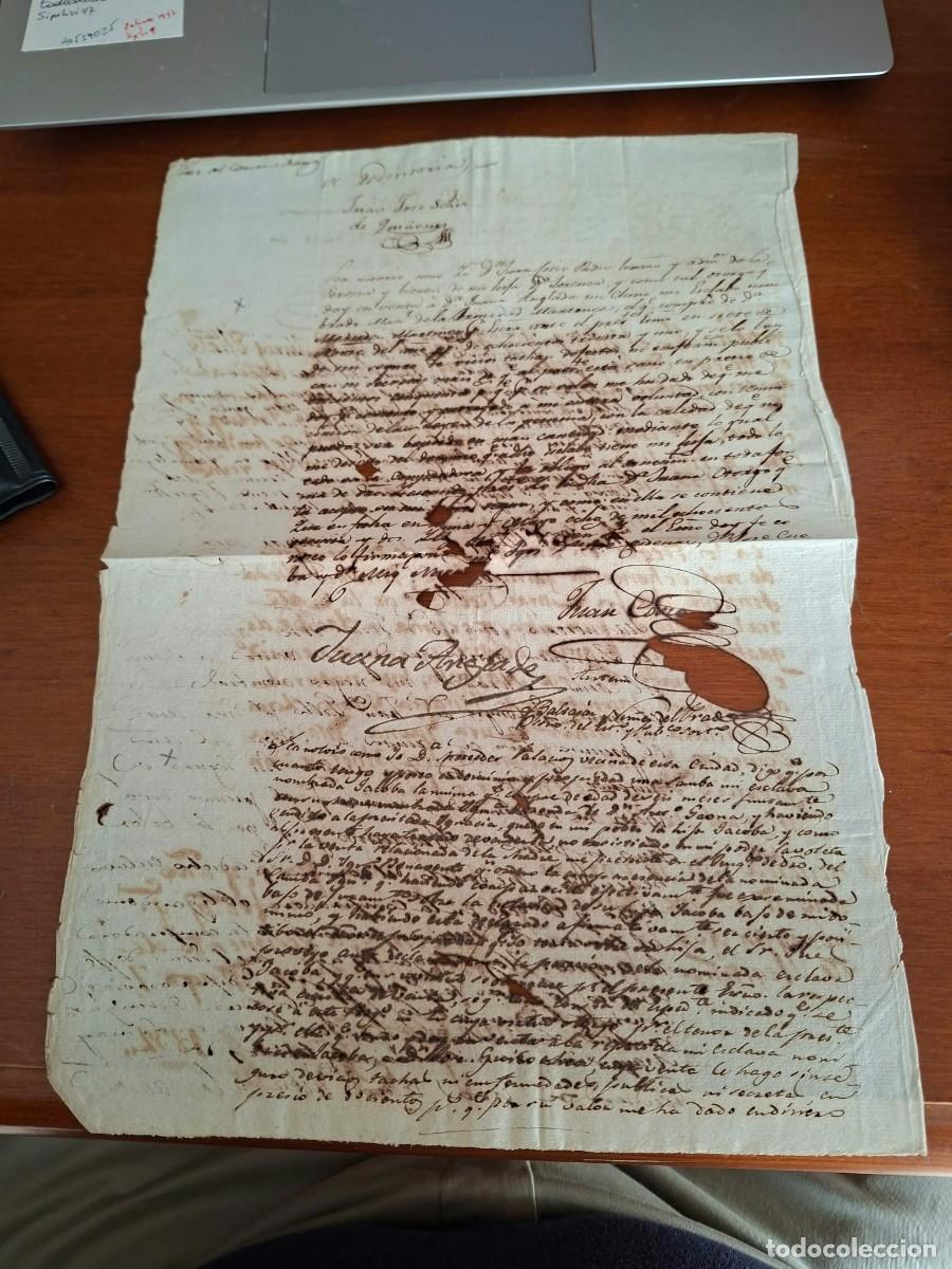 Manuscritos antiguos: VENTA DE TRES ESCLAVOS (uno chino) - Foto 2