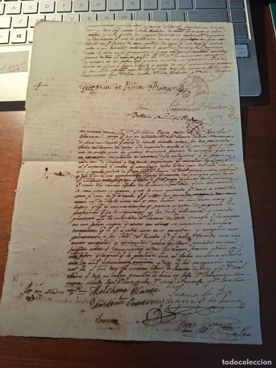 Manuscritos antiguos: MANUSCRITO 1832 VENTA DE ESCLAVO Y ESCLAVA - Foto 2
