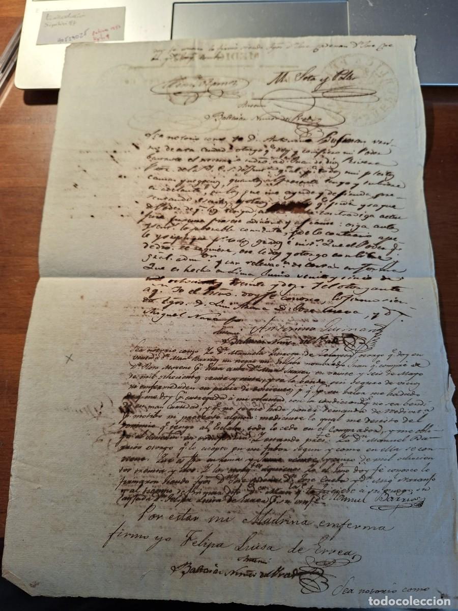 Manuscritos antiguos: VENTA DE VARIOS ESCLAVOS NEGROS