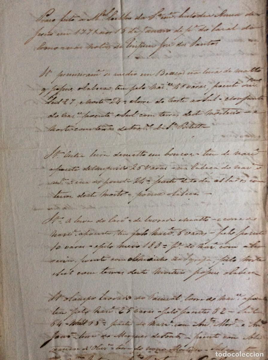 Manuscritos antiguos: Manuscrito Antigo S&eacute;c. XVIII (1771) - Documento de Prazo. Tombo Forense (Porto, Minho)