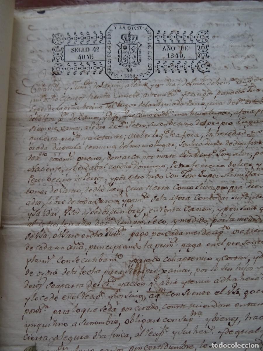 Manuscritos antiguos: Sarria, Aguiada, foro dapoula, 10 ferrados centeno y venta 3 ferradas y redenci&oacute;n, 24 pags