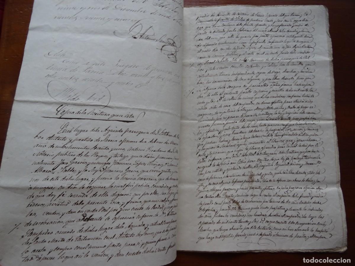 Manuscritos antiguos: San Esteban de Galbor, Lugo, compra prado, 20 pags - Foto 2