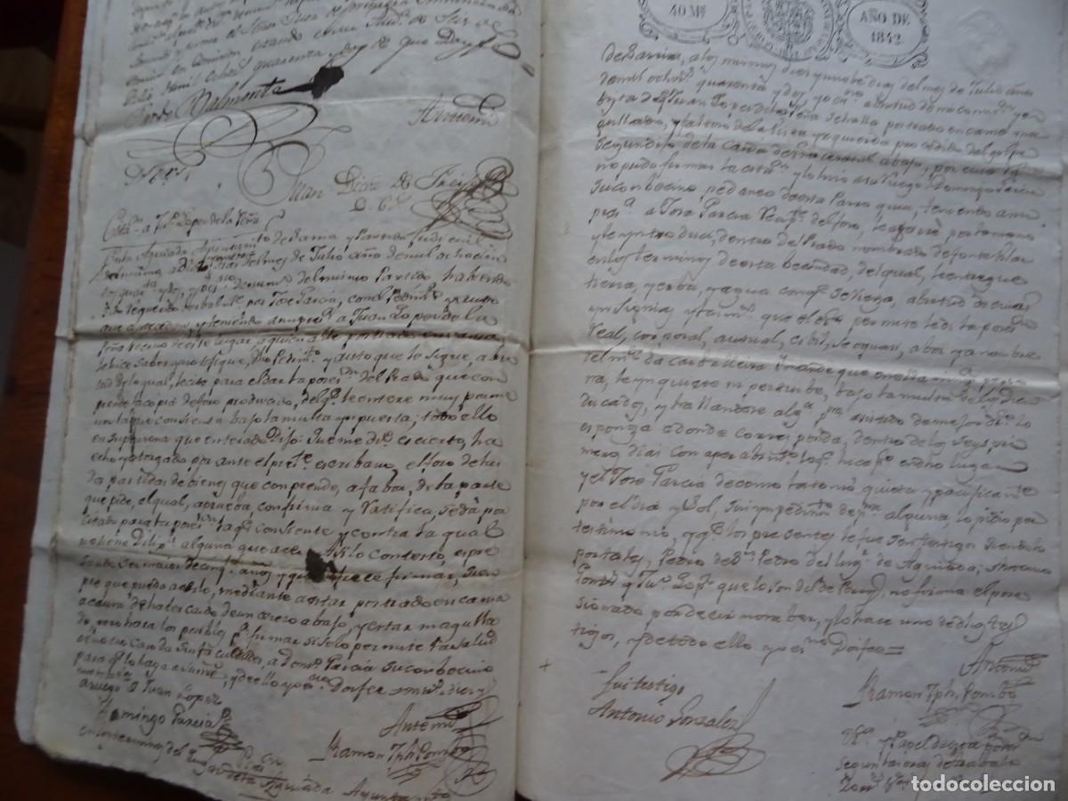Manuscritos antiguos: San Esteban de Galbor, Lugo, compra prado, 20 pags - Foto 5