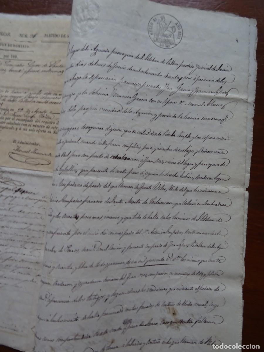 Manuscritos antiguos: San Esteban de Galbor, Lugo, compra prado, 20 pags - Foto 8