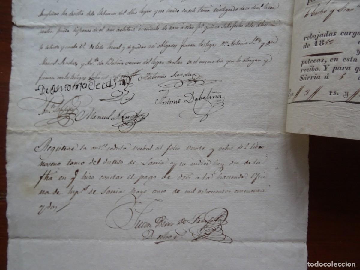 Manuscritos antiguos: Lier, Sarria, retroventa sembradura, 1852 - Foto 2