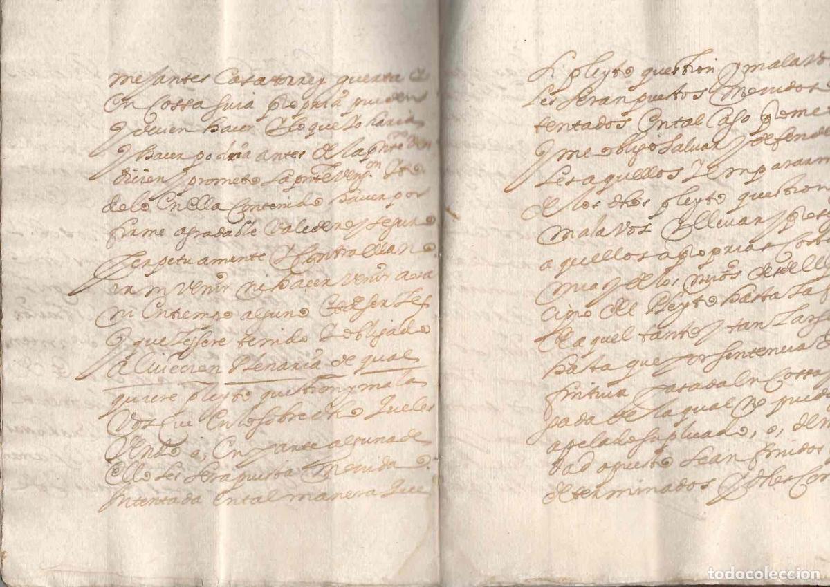 Manuscritos antiguos: DOCUMENTO DE LOACION Y BENDICION DE UNA TORRE CASA, ZARAGOZA, 1672 - Foto 4