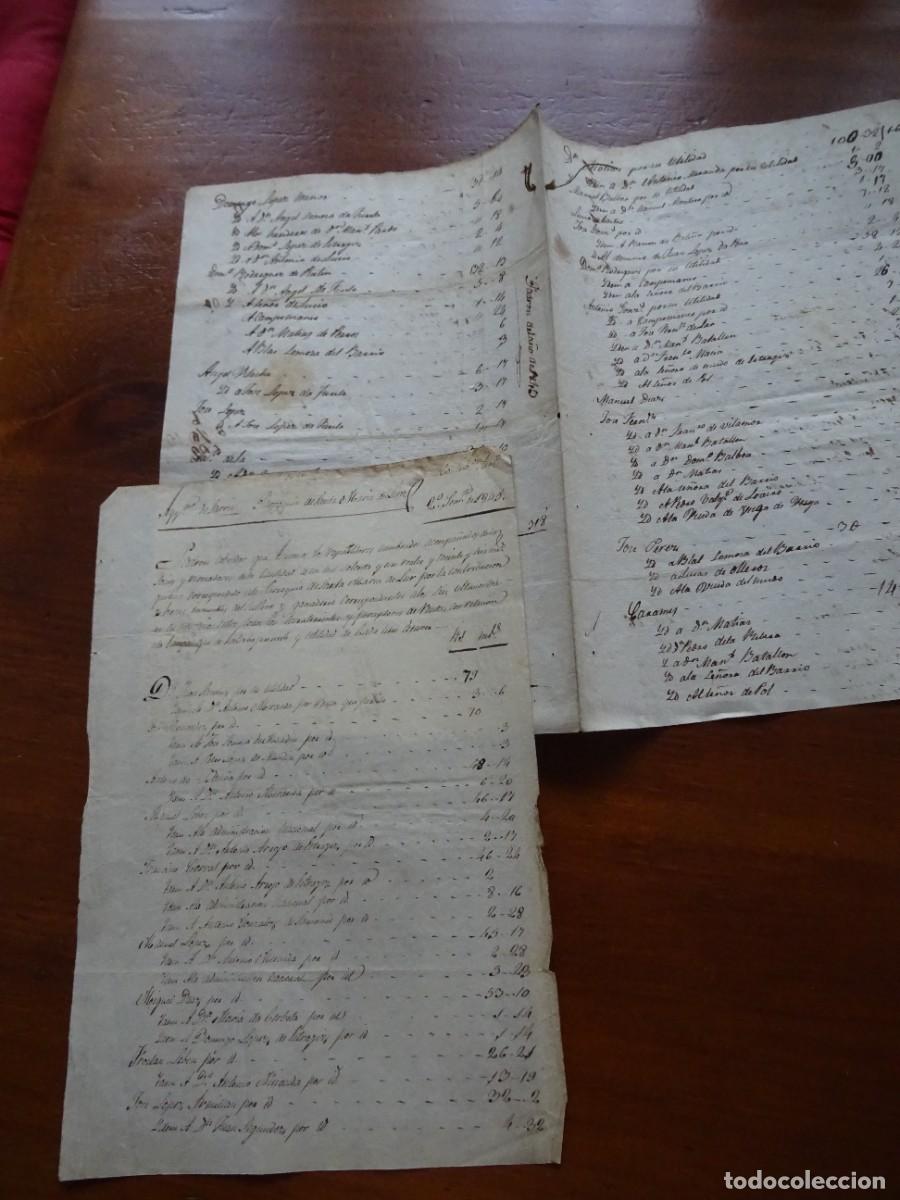 Manuscritos antiguos: Sarria, Lugo, padr&oacute;n de Santa Mar&iacute;a de Lier y otro lugar, 1845