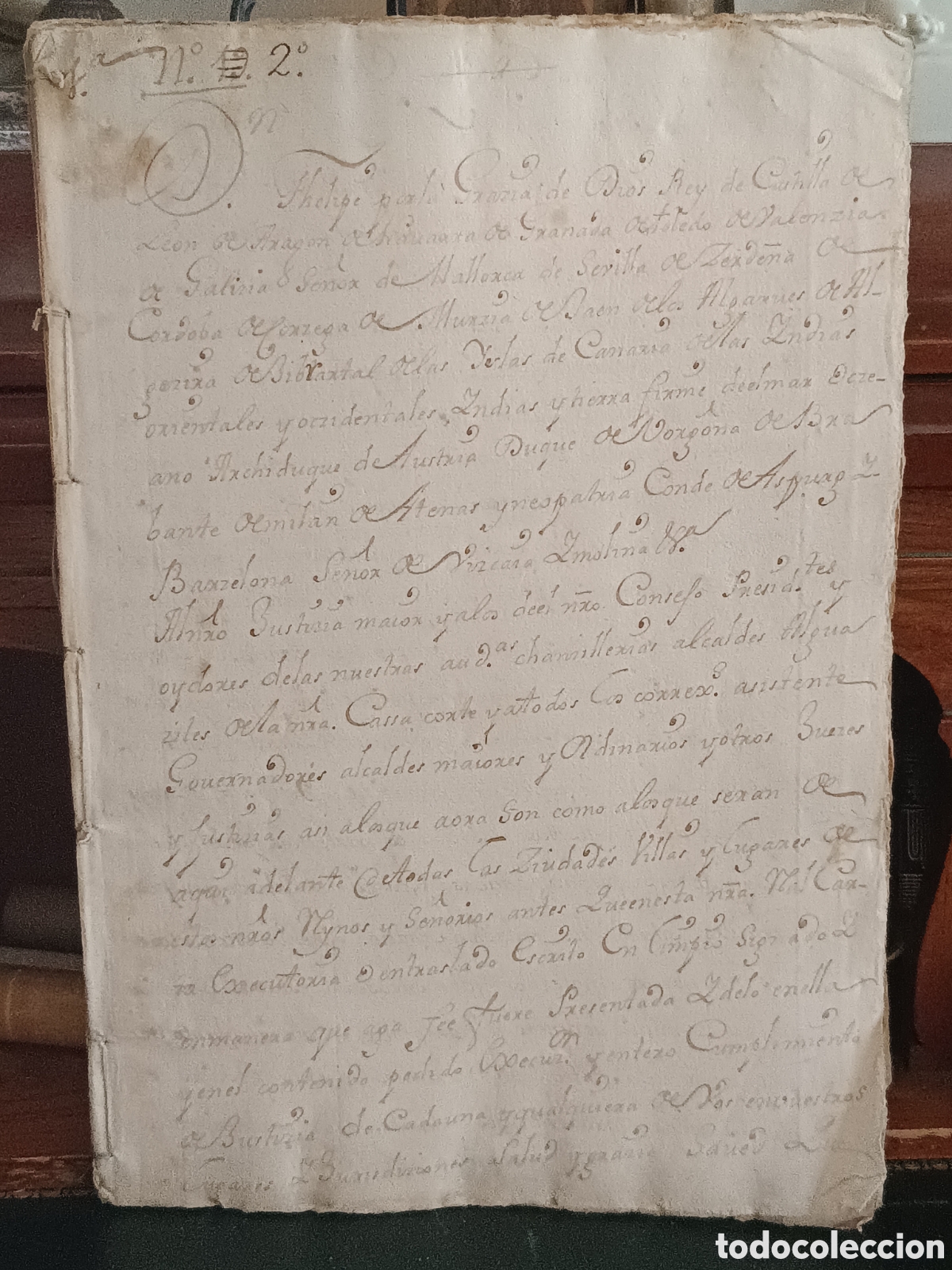 Manuscritos antiguos: MANUSCRITO S. XVIII CARTA EJECUTORIA EN TRASLADO. CASER&Iacute;O ZUBIATE LEMOA VIZCAYA PA&Iacute;S VASCO 42 FOLIOS