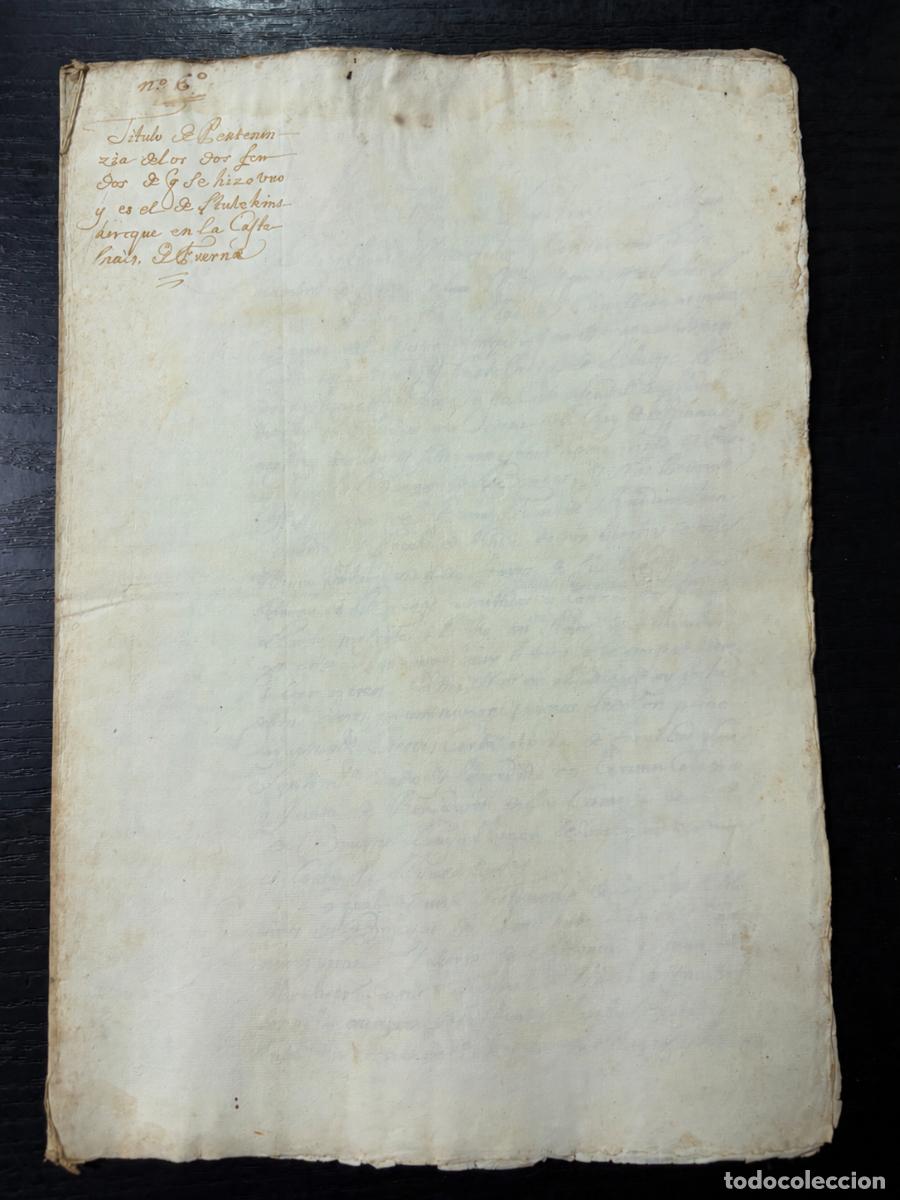 Manuscritos antiguos: BRUJAS, FLANDES. 1597-1640. PROPIEDAD DE DOS FEUDOS. ADRI&Aacute;N J&Aacute;COME, VECINO DE SEVILLA. LEER