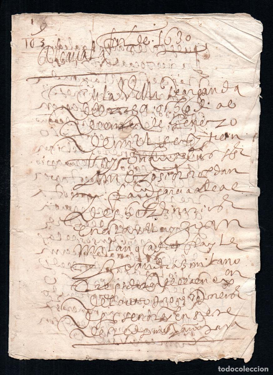 Manuscritos antiguos: 1630. Arganda, Alcal&aacute;. Escritura sobre el hospital con firmas de los visitadores.
