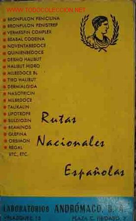 Mappe contemporanee: RUTAS NACIONALES ESPA&Ntilde;OLAS