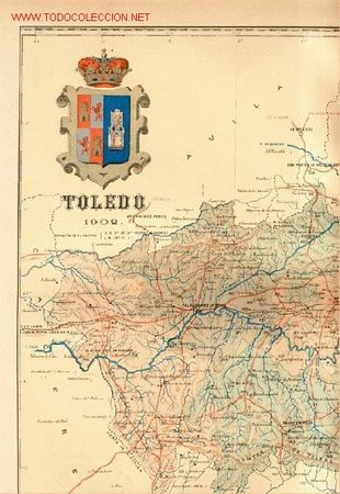 Mapas contempor&acirc;neos: 1902.MAPA DE TOLEDO. BENITO CHIAS