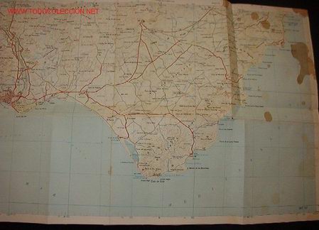 Mapas contempor&aacute;neos: Plano de Almer&iacute;a-C&aacute;diz - Foto 1