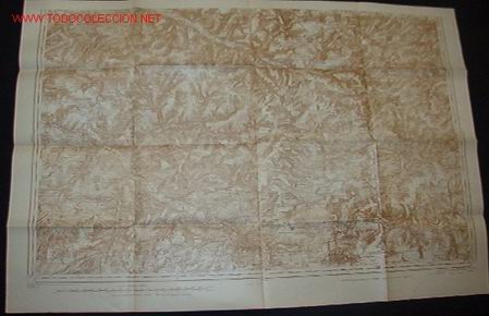 Mapas contempor&acirc;neos: Plano del servicio geografico de la Armada, 89x59 cms, en franc&eacute;s