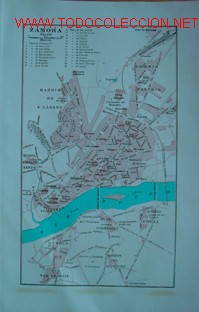 Mapas contempor&aacute;neos: PLANO DE ZAMORA.