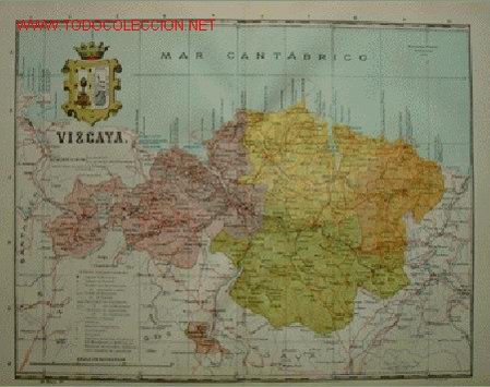 Mapas contempor&aacute;neos: Mapa: VIZCAYA - Foto 1