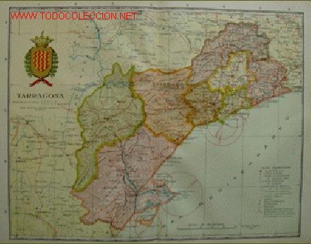 Mapas contempor&aacute;neos: Mapa: TARRAGONA - Foto 1