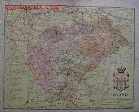 Mapas contempor&aacute;neos: Mapa: SEGOVIA - Foto 1