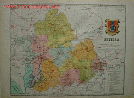 Mapas contempor&aacute;neos: Mapa: SEVILLA - Foto 1