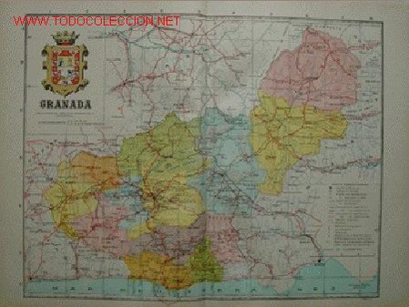 Mapas contempor&aacute;neos: Mapa: GRANADA - Foto 1