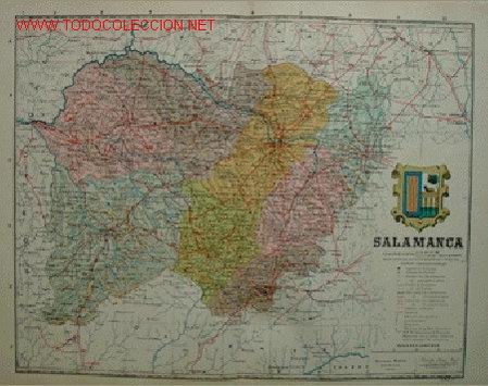 Mapas contempor&aacute;neos: Mapa: SALAMANCA - Foto 1
