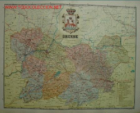 Mapas contempor&aacute;neos: Mapa: ORENSE - Foto 1