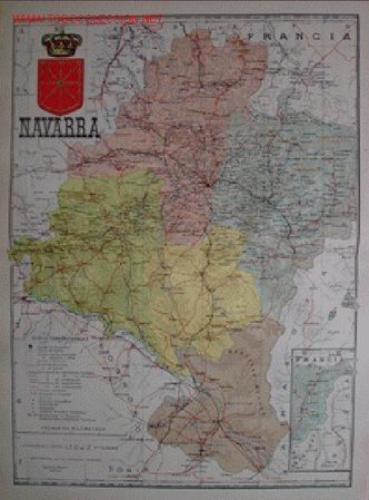 Mapas contempor&aacute;neos: Mapa: NAVARRA - Foto 1