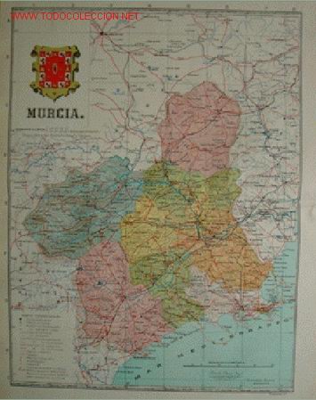 Mapas contempor&aacute;neos: Mapa: MURCIA - Foto 1
