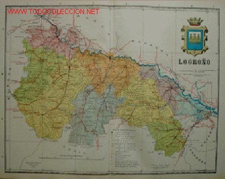Mapas contempor&aacute;neos: Mapa: LOGRO&Ntilde;O - Foto 1