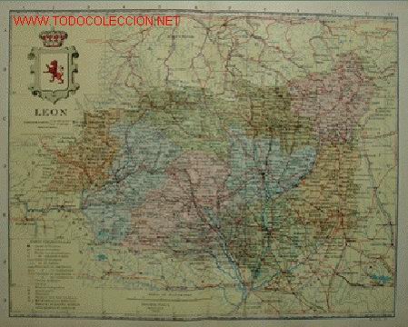Mapas contempor&aacute;neos: Mapa: LEON - Foto 1