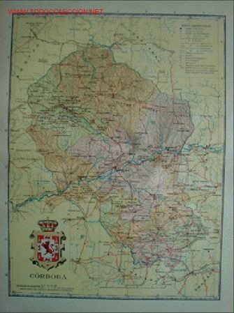 Mapas contempor&aacute;neos: Mapa: CORDOBA