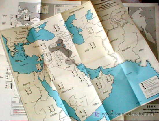 Mapas contempor&aacute;neos: MAPAS MILITARES. IISS.&iexcl;&iexcl;&iexcl;&iexcl; A&Ntilde;OS 90....