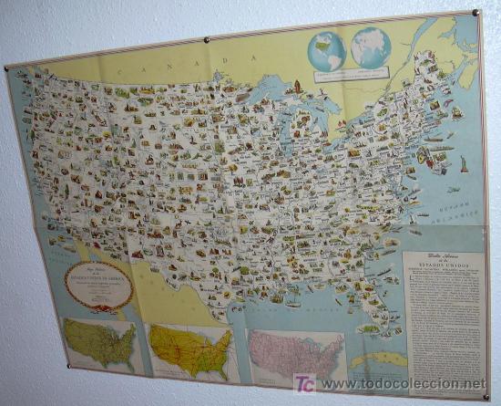 Mapas contempor&aacute;neos: Mapa de los Estados Unidos - Foto 1