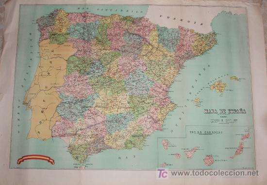 Mapas contempor&aacute;neos: MAPA DE ESPA&Ntilde;A