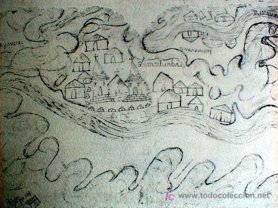 Mapas contempor&aacute;neos: MAPA DE INDIAS..FACSIMIL..ENVIO GRATIS&iexcl;&iexcl;&iexcl; - Foto 2