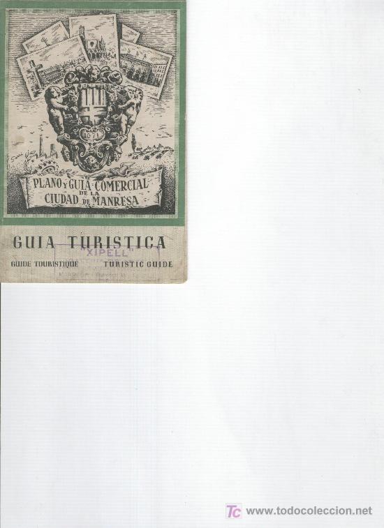 Contemporary maps: GUIA DE MANRESA. CON MAPA DESPLEGABLE. A&Ntilde;OS 50.