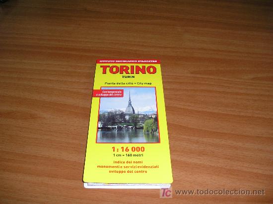 Mapas contempor&acirc;neos: ** PLANO MAPA DELA PRECIOSA CIUDAD DE TURIN ** &iexcl;&iexcl;NO TE LO PIERDAS!!