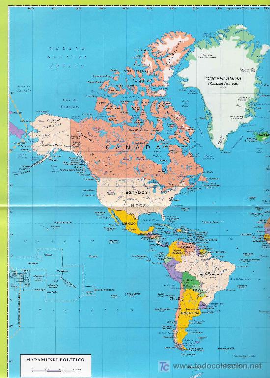 Mapas contempor&aacute;neos: Mapamundi pol&iacute;tico ODISEA - Foto 1