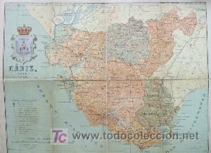 Mapas contempor&aacute;neos: MAPA DE LA PROVINCIA DE CADIZ - Foto 1