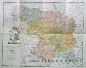 Contemporary maps: PROVINCIAS DE ESPA&Ntilde;A, ZAMORA. PROVINESPA&Ntilde;A-16