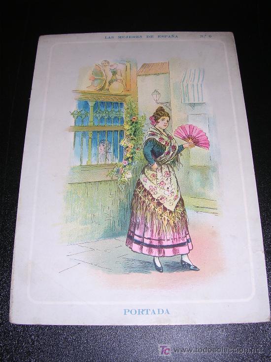Contemporary maps: LAS MUJERES DE ESPA&Ntilde;O, PORTADA, N&ordm;0, MAPA DE ESPA&Ntilde;A EN EL REVERSO, A&Ntilde;OS 20