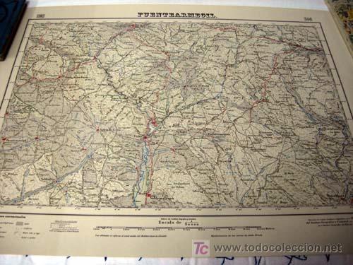Contemporary maps: Mapa de Fuentearmegil Soria Instituto Geogr&aacute;fico y Catrastal 1954
