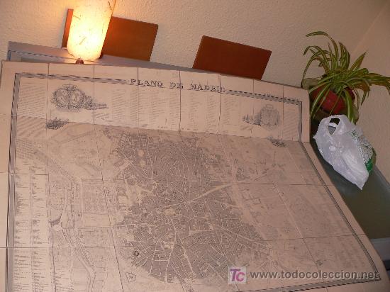 Mapas contempor&aacute;neos: MAPA DE MADRID de 1849 - Foto 1