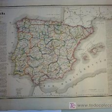 Mapas contemporáneos: MAPA DE ESPAÑA - 1860 - POR RAMÓN ALABERN . Lote 26716145
