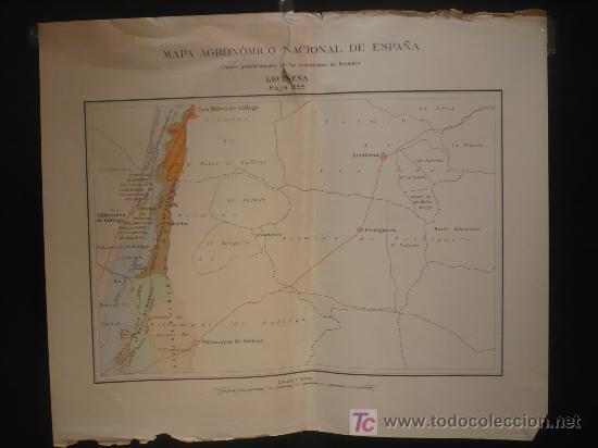 Mapas contempor&aacute;neos: MAPA AGRONOMICO NACIONAL. HECI&Ntilde;ENA. - Foto 1