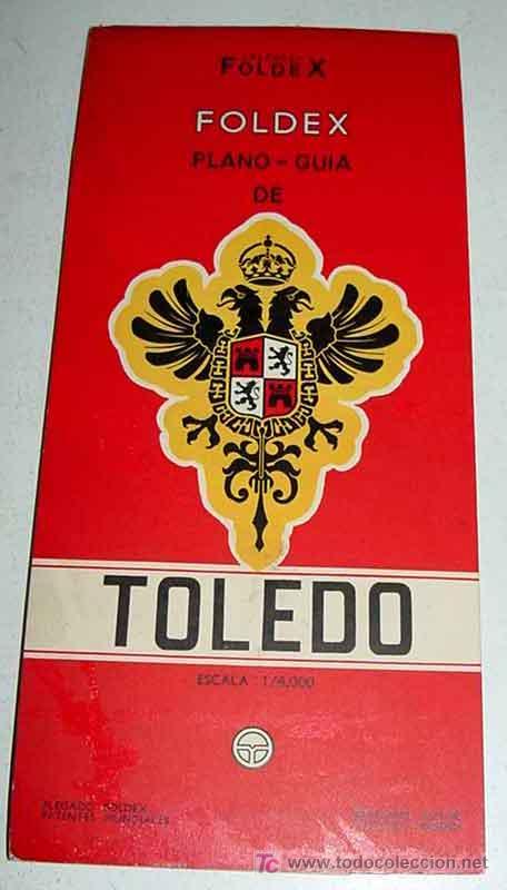 Mapas contempor&aacute;neos: ANTIGUO MAPA DE FOLDEX - PLANO GUIA DE TOLEDO - ED. ALMAX. - Foto 1