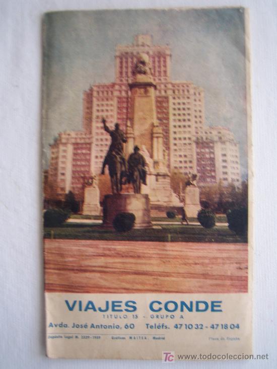 Contemporary maps: Mapa turistico de Madrid - Viajes Conde